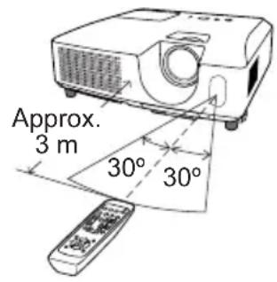Approx. 3 m 30° 30°
