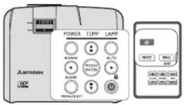 POWER TEMP LAMP RANGE AUTO MODE/ENTERT SLANK MENS/EXIT