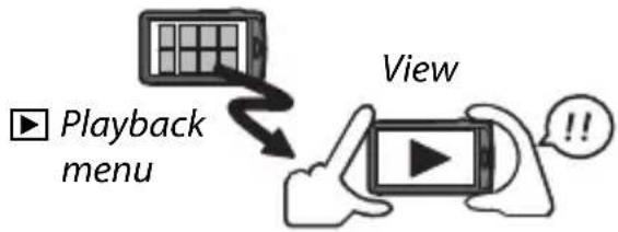 FUJIFILM FinePix Z909EXR - ■ Viewing Pictures from the Playback Menu - 1