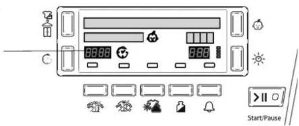 HOTPOINT TCD G51 XB K - Tempo de atraso e até ao fim - 1