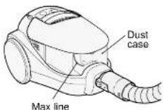 HITACHI CVSF8BS - How to Empty the Dust Case - 1