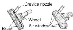 HITACHI CVSF8BS - Rug & floor nozzle - 1