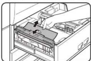 SHARP MX-M550U - ●If paper is misfed in tray 1 (left-side tray)... - 1