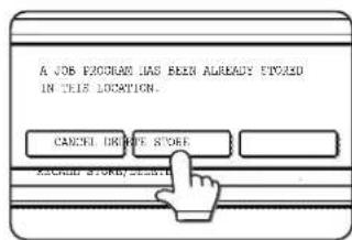 SHARP MX-M550U - Touch the [DELETE] key. - 1