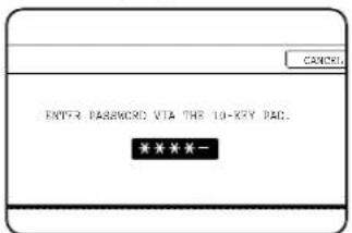 SHARP MX-M550U - Set a password for the user name (enter a 5-digit password with the numeric keys). - 1