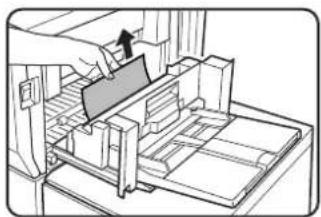 SHARP MX-M550U - Remove the misfed paper. - 1