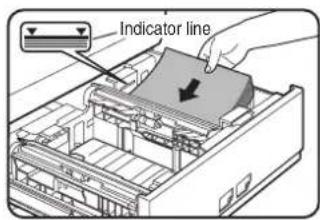 SHARP MX-M550U - Load paper in the left and right trays. - 2