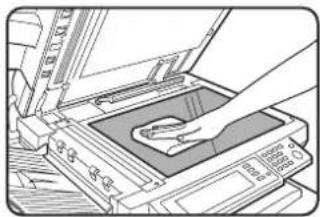 SHARP MX-M550U - Cleaning the document glass and the automatic document feeder - 1