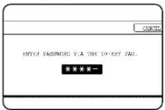 SHARP MX-M550U - Set a password for the folder (enter a 5-digit password with the numeric keys). - 1