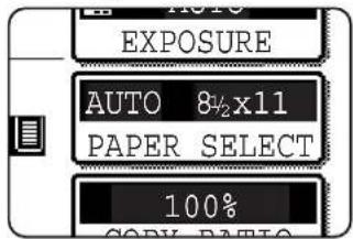 SHARP MX-M550U - Ensure that paper of the same size as the original is automatically selected\*. - 1