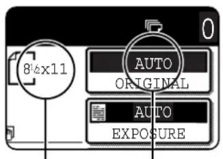 SHARP MX-M550U - CHECKING THE SIZE OF A PLACED ORIGINAL - 1
