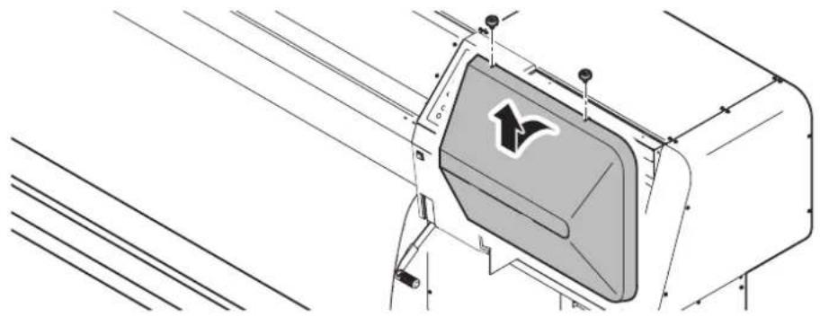Mimaki JV5-130S - Press the [ST.MAINT] key and press the [ENTER] key. - 2
