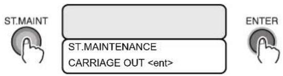 Mimaki JV5-130S - Operation procedure with the [ST.MAINT] key (ST.MAINTENANCE) - 2