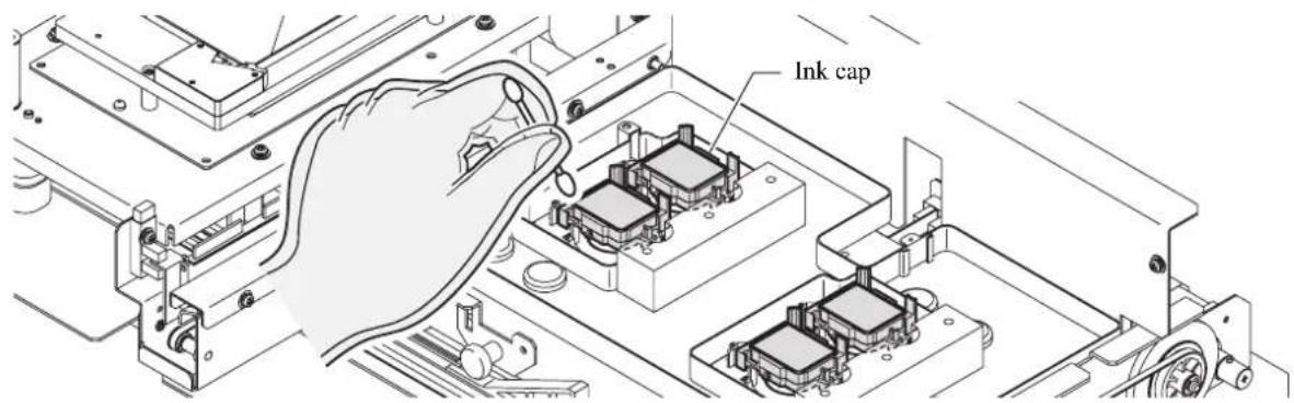 Mimaki JV5-130S - Press the [ST.MAINT] key and press the [ENTER] key. - 7
