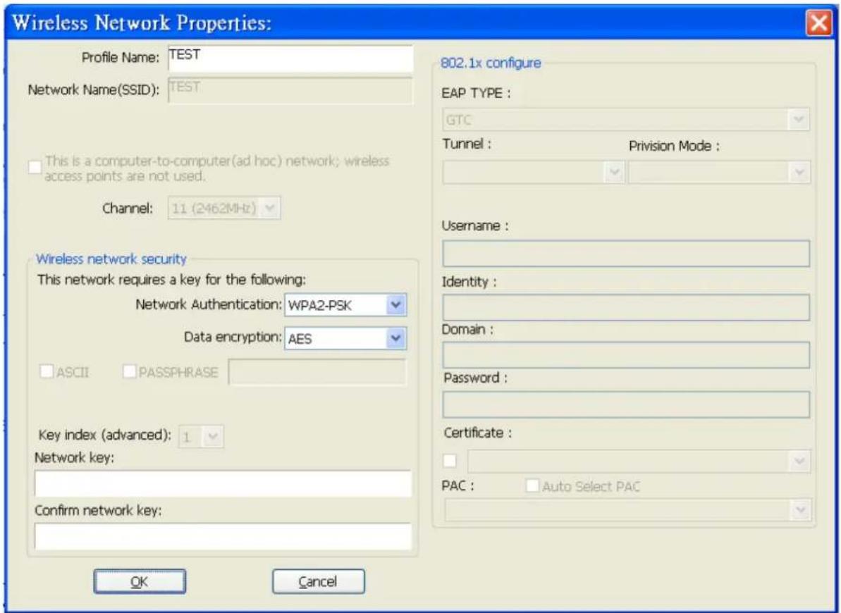 Edimax EW-7612HPn - Configure the Profile - 1