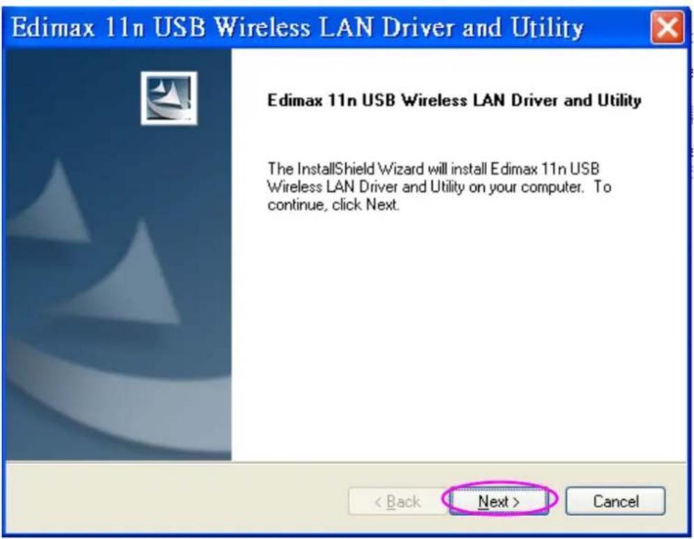 Edimax EW-7612HPn - Install the Driver and Utility - 2