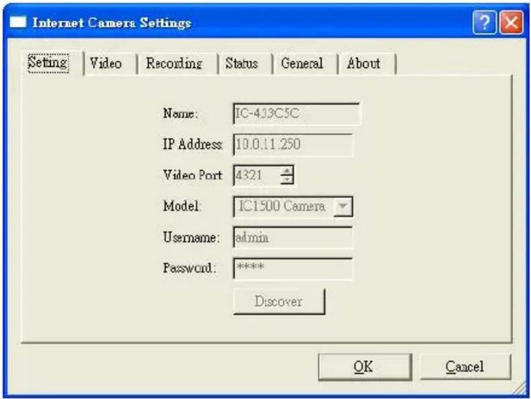 Gembird CAM78IP - Setting - 1
