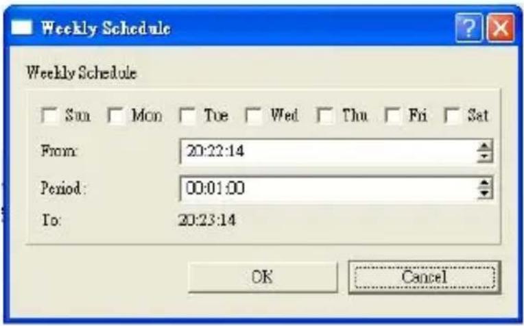 Gembird CAM78IP - One-Time Schedule - 1