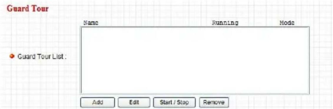 Gembird CAM78IP - STEP 2: Create a new Guard Tour - 1