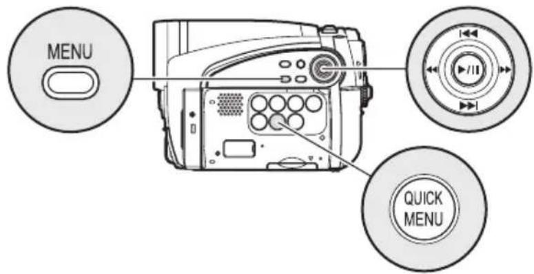 HITACHI DZ-GX5000A - ●Operating Menu - 1