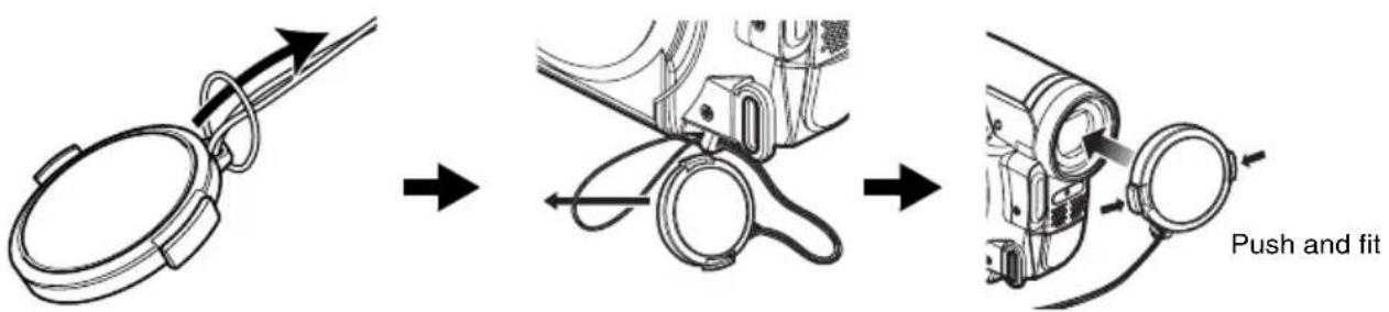 HITACHI DZ-GX5000A - ATTACHING LENS CAP - 2