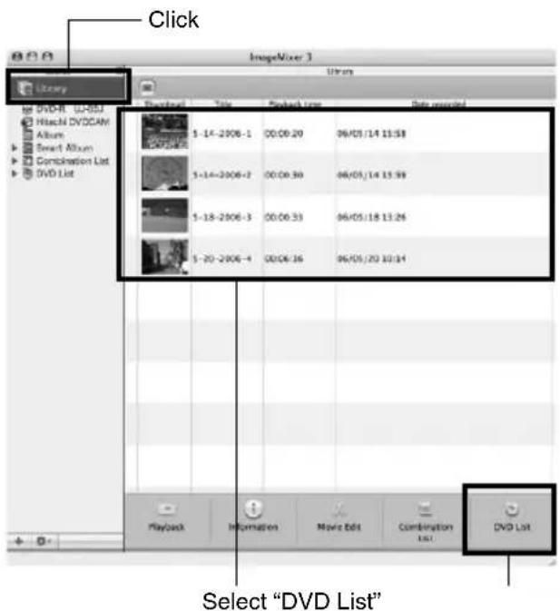 HITACHI DZ-GX5000A - CREATING DVD-VIDEO USING IMAGES RECORDED ON DISC - 1