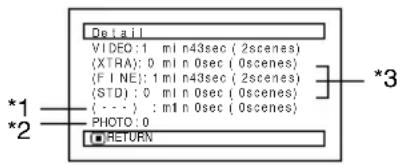 HITACHI DZ-GX5000A - Note: - 1