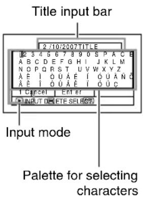 HITACHI DZ-GX5000A - CHANGING TITLE OF PROGRAM (TITLE) - 2