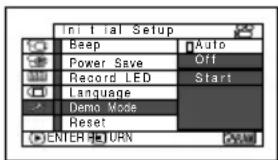HITACHI DZ-GX5000A - CHANGING SETTING OF DEMONSTRATION - 1