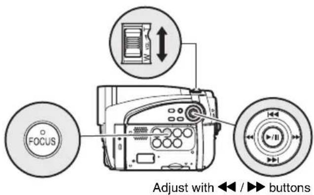 HITACHI DZ-GX5000A - Focusing range: - 2