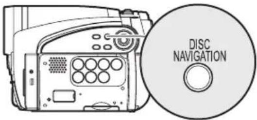 HITACHI DZ-GX5000A - Press the DISC NAVIGATION button. - 1