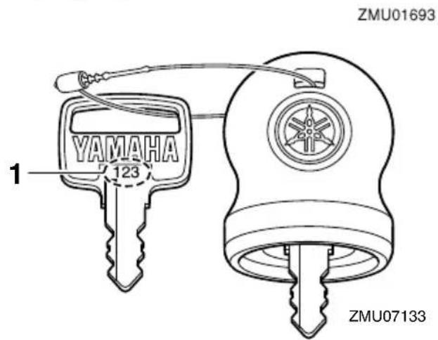 YAMAHA LFF225 - Key number - 2