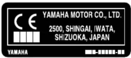 YAMAHA LFF225 - CE Marking - 2