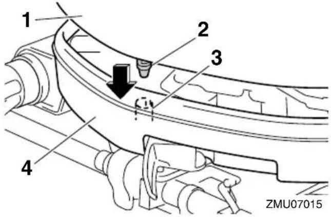 YAMAHA LFF225 - Installing top cowling - 2