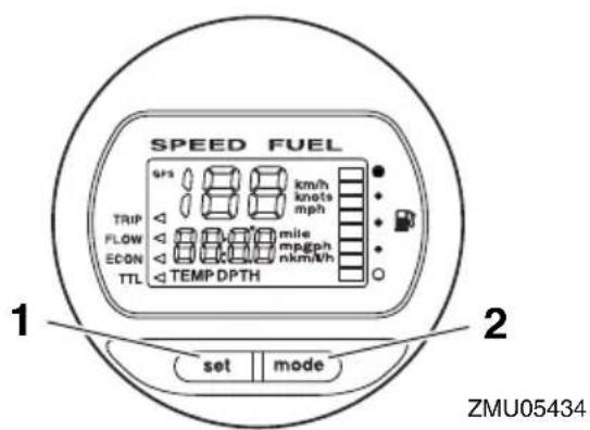 YAMAHA LFF225 - Command Link Multifunction Speed & Fuel Meter - 3