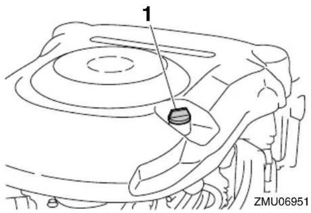 YAMAHA LFF225 - Changing the engine oil by draining the oil - 5