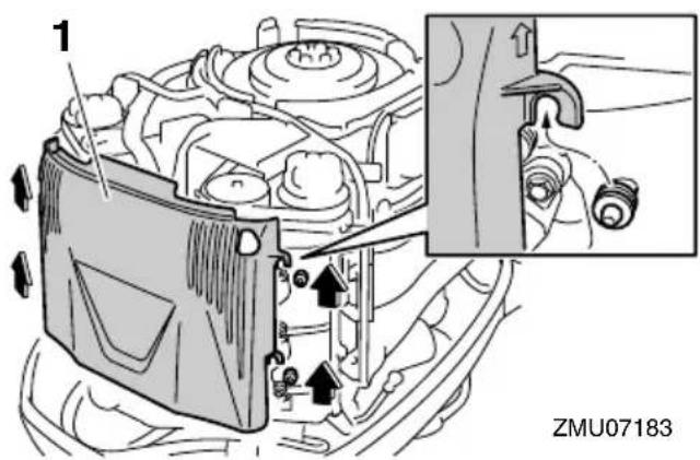 YAMAHA LFF225 - To remove the spark plug - 2