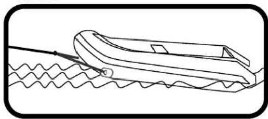 LodeStar NSA 3D-V 260 - Towing of an inflatable - 2