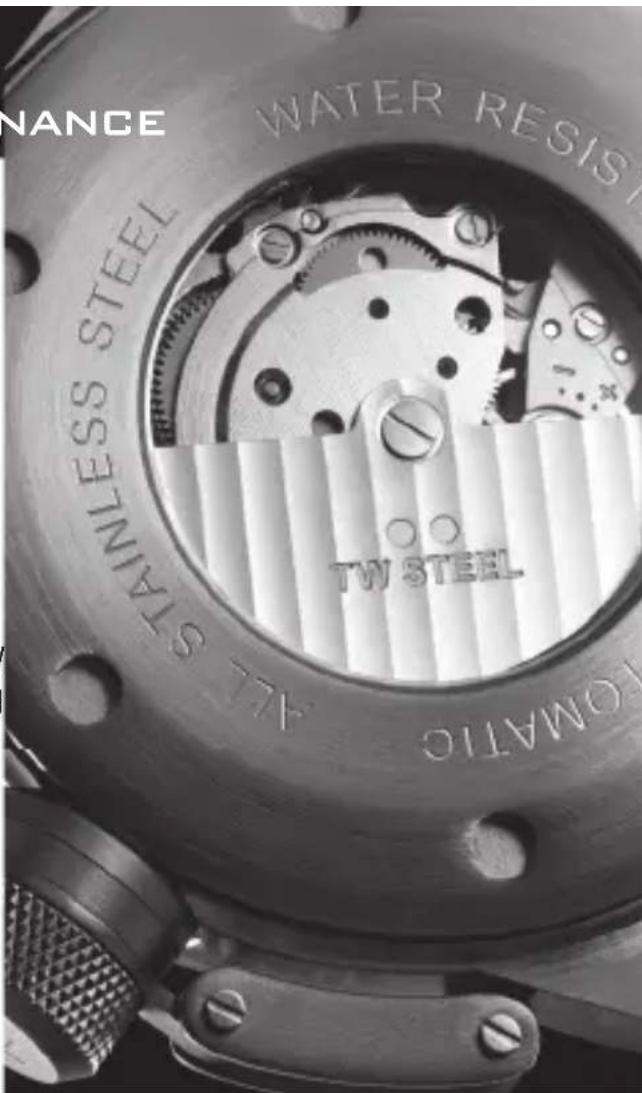 TW Steel TWA200 Canteen - TECHNICAL INFORMATION OF THE CANTEEN AUTOMATIC:MAINTENANCE - 1