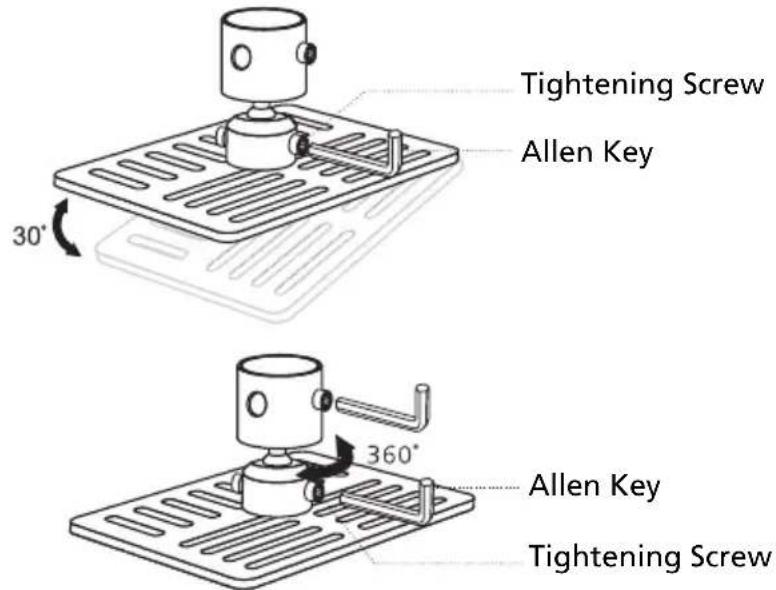 Tightening Screw Allen Key 30° 360° Allen Key Tightening Screw