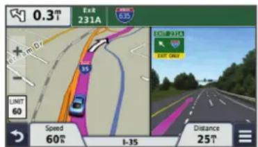 0.3m Exit 231A 635 EXIT ONLY LIMIT 60 Speed 60m 1-35 Distance 25m