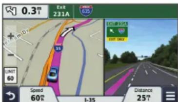 0.3T ExR 231A Exit 0318 Exit Only Limit 60 Speed 60° 1-35 Distance 25°