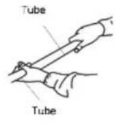 Saturn ST VC7295 - Removing the flexible tube - 2