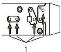 HYUNDAI H-CDM8036 - Din rear-mount (method 2) - 1