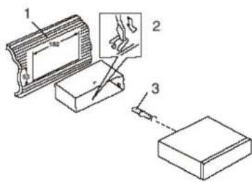 HYUNDAI H-CDM8036 - Din front-mount (method 1) - 1