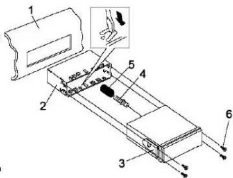 HYUNDAI H-CMMD4042 - Din front-mount (method 1) - 1
