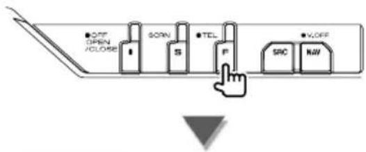 OFF OPEN CLOSE SORN S TEL F SRC NAV V_OFF