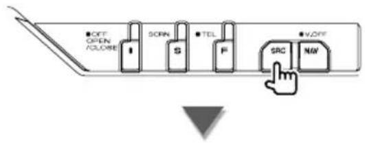 OFF OPEN CLOSE I S S F TEL V/OFF SRC MAY