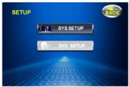 VARTA V-AVM651F - System setup menu - 2