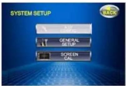 VARTA V-AVM651F - System setup menu - 3